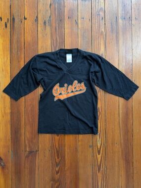 Vintage 90s Pro Player Baltimore Orioles Cal Ripkin #8 tshirt jersey mlb